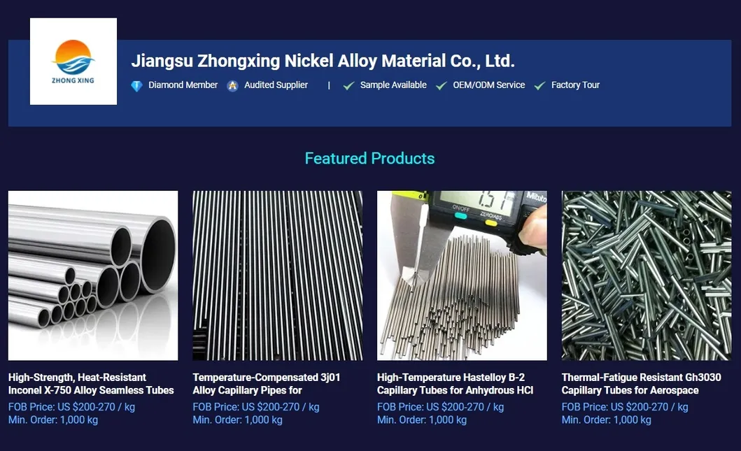 صفقات حصرية على Hastelloy C - 4 أنابيب سلسة: كمية محدودة ، تصرف بسرعة!